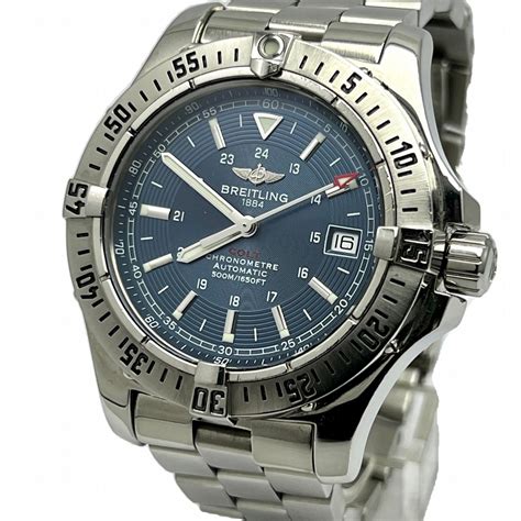 breitling colt automatic blue face